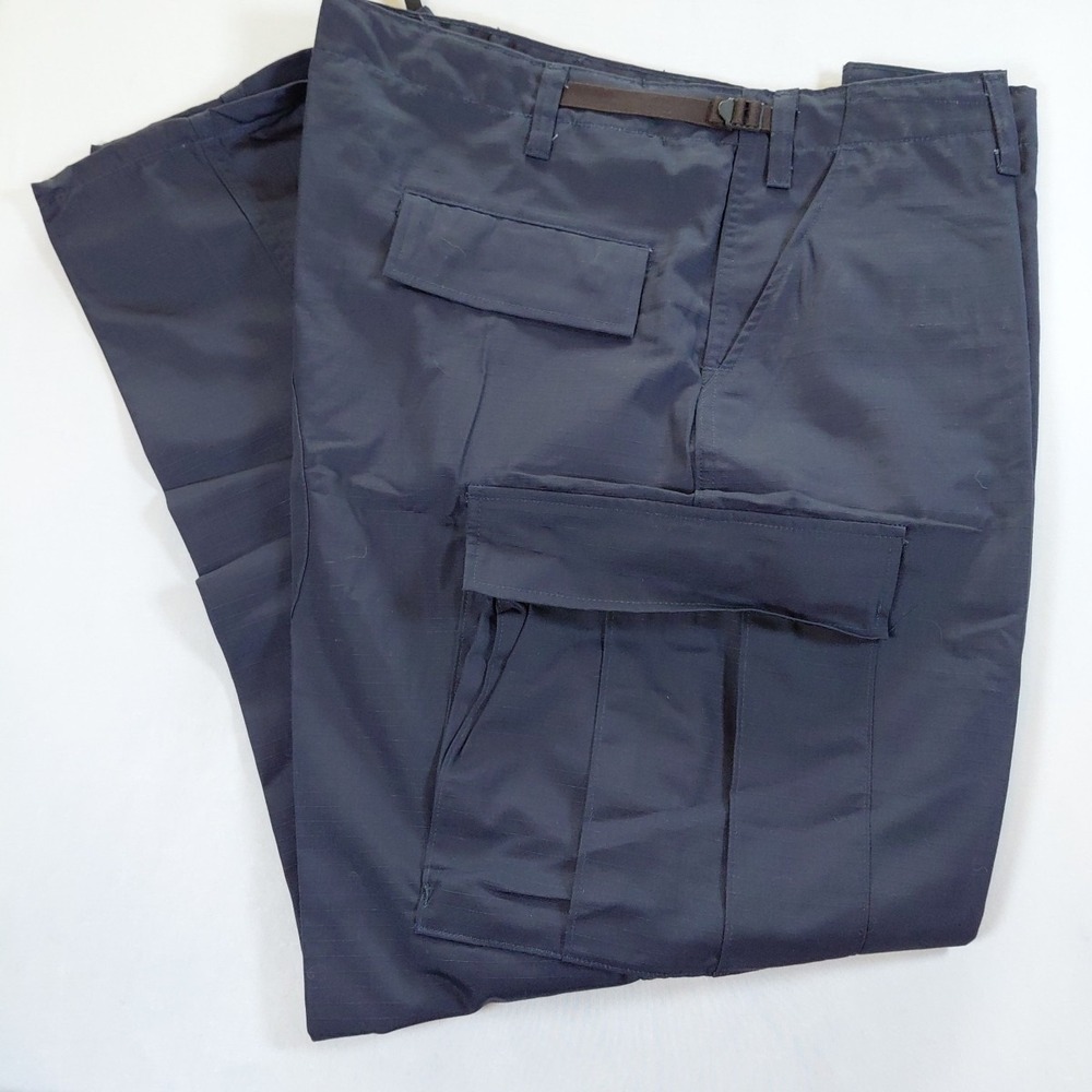 NEW The Force Blue Cargo Ripstop Tactical Pants Mens XL Fits  39,40,41,42,43